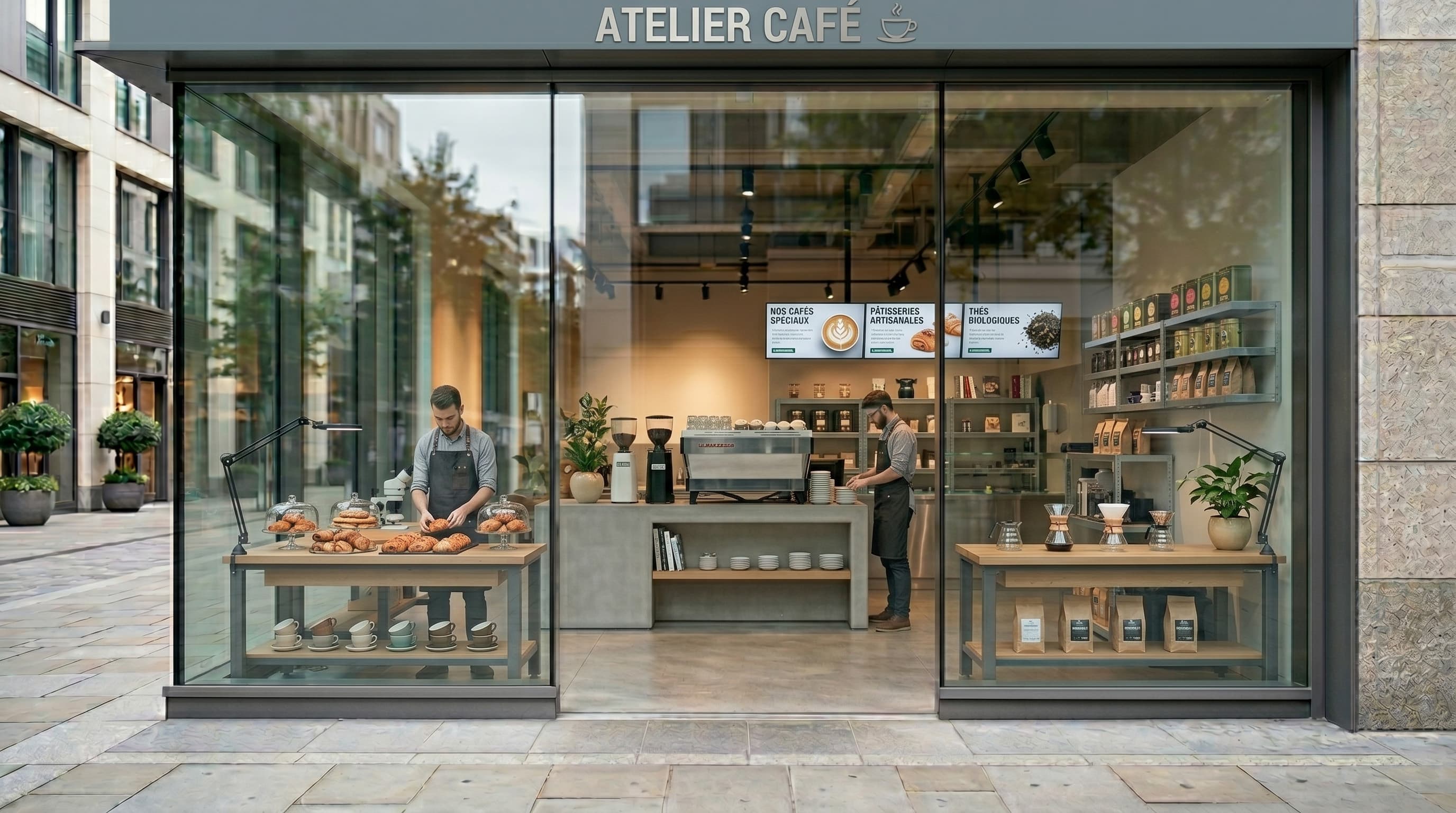 Coffee Shop Storefront